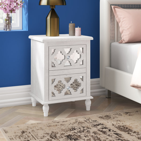 Fairmont Park Cancun Beach 2 Drawer Bedside Table & Reviews | Wayfair.co.uk